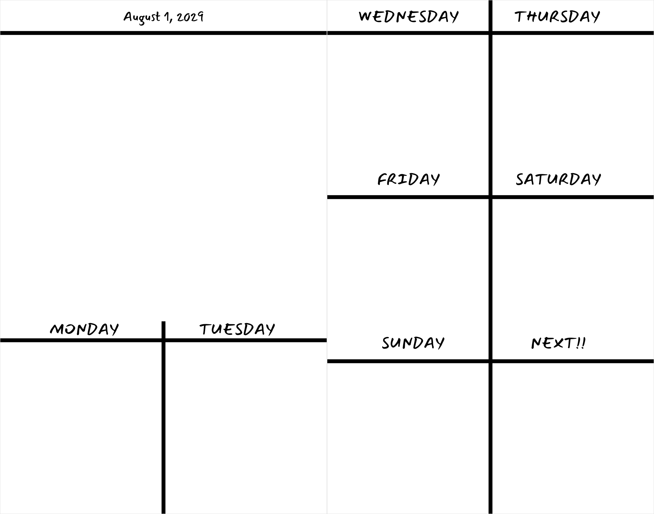 Week Pages